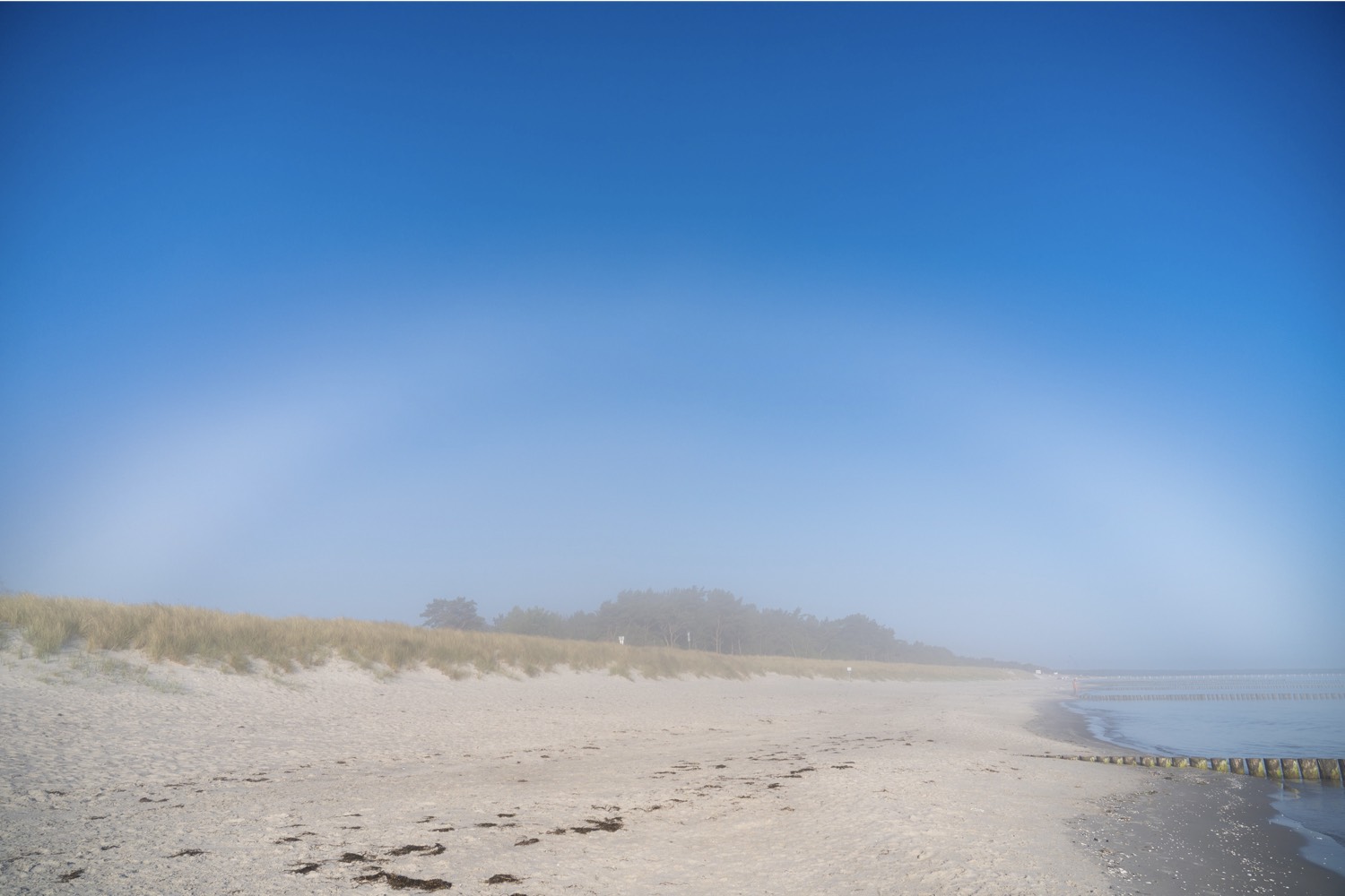Sonnenuntergang ueber der Standbar